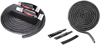 Ofendichtung SET Ofenschnur Variante 4-20mm Dichtschnur Schwarz/Grau Asbestfrei